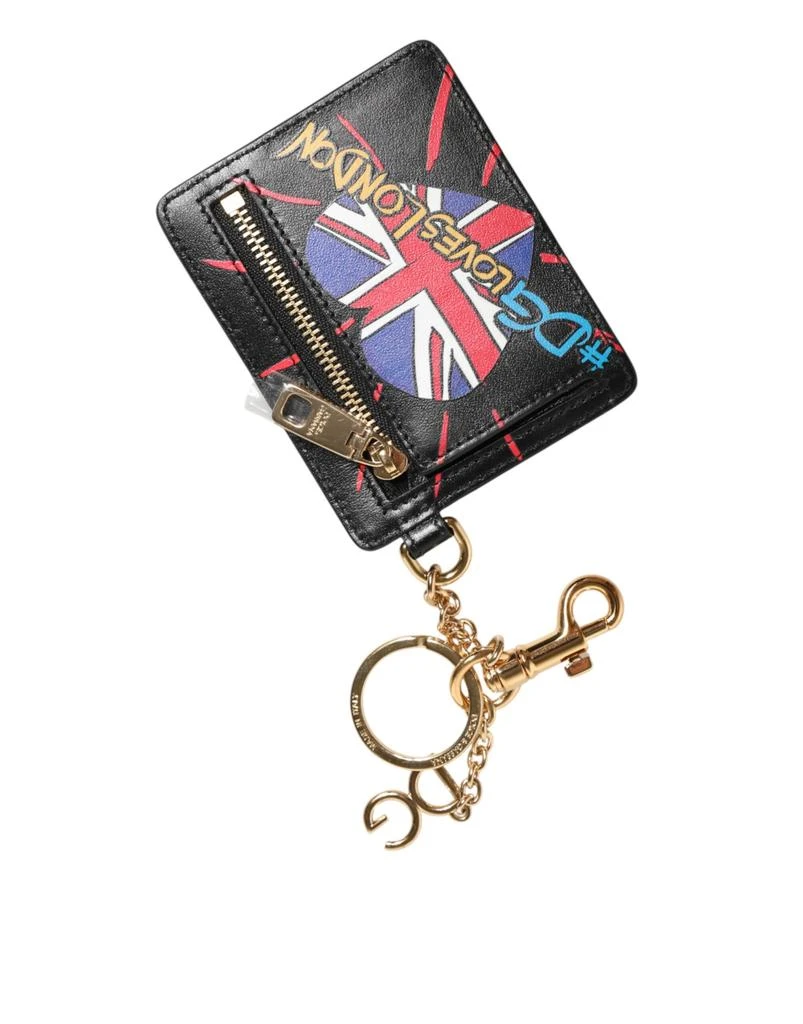 Dolce 
Gabbana Leather #DGLovesLondon Cardholder Coin Case Keyring