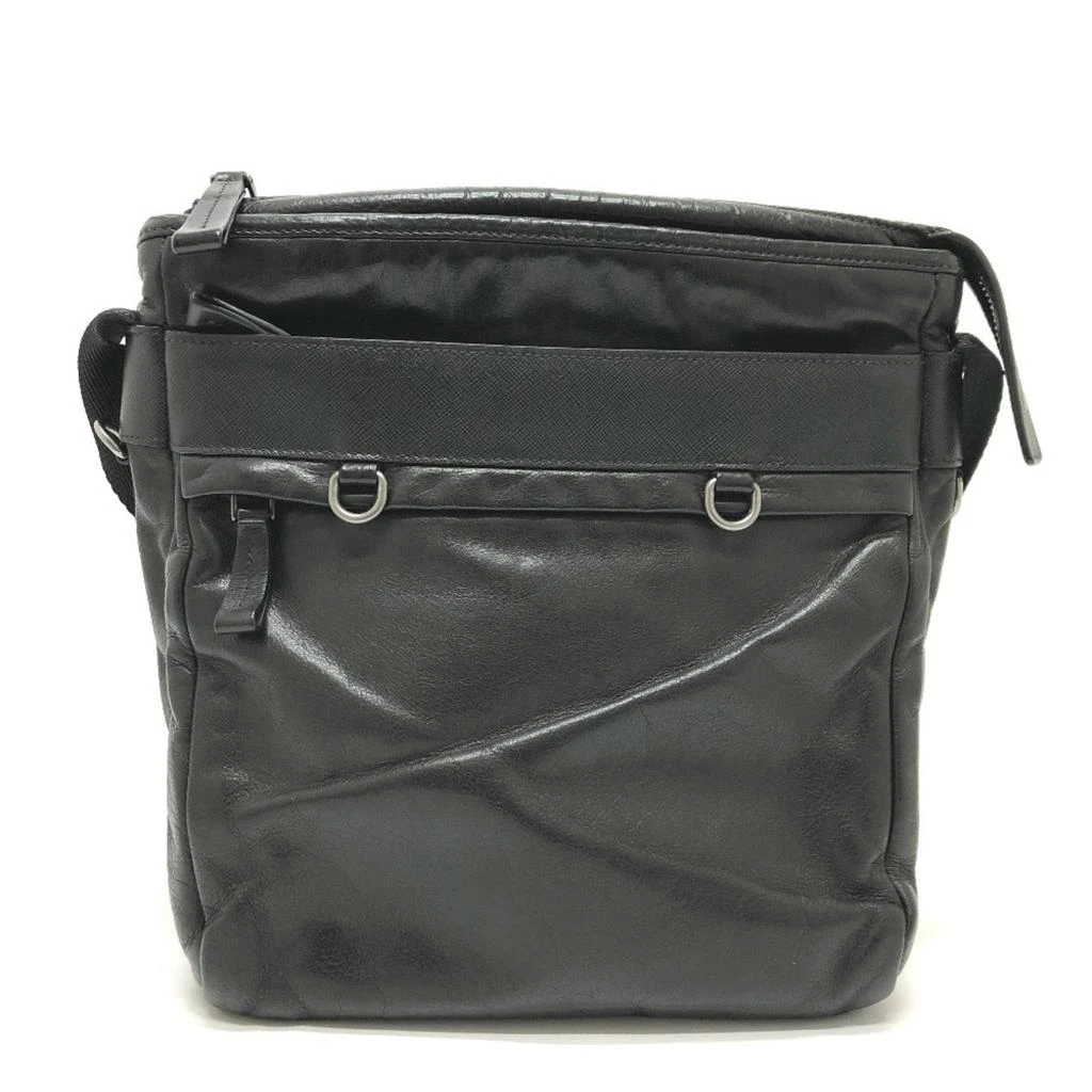 Prada Leather Messenger Bag Shoulder Bag (Pre-Owned) 2