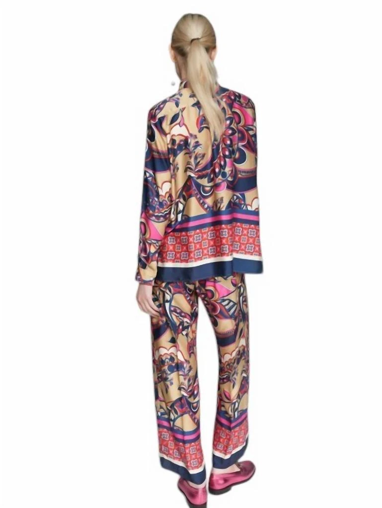 VILAGALLO Vilagallo - CASHMERE PRINT SHIRT 3
