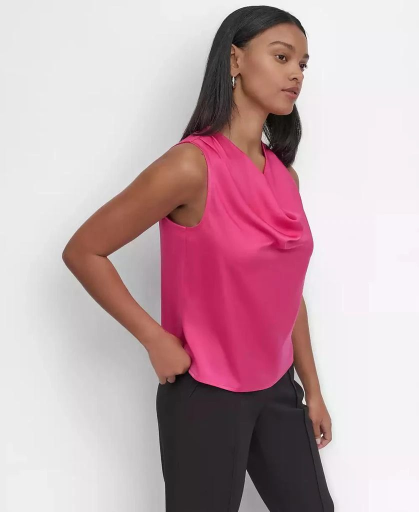 DKNY Sleeveless Cowlneck Top 4