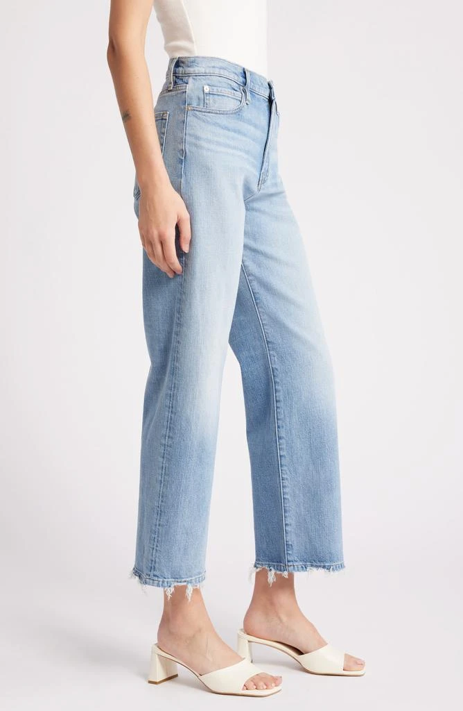 FRAME Le Jane Fray Hem Ankle Wide Leg Jeans 3