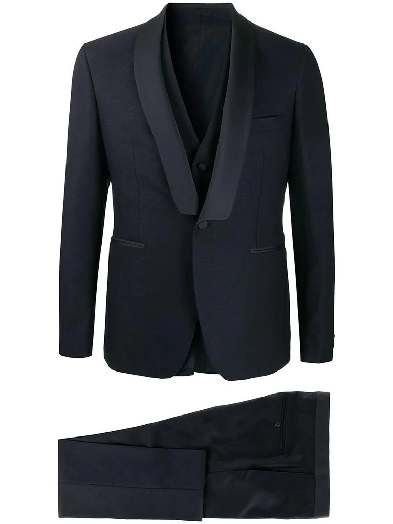 TAGLIATORE three-piece dinner suit - men -  -  - Blue 1