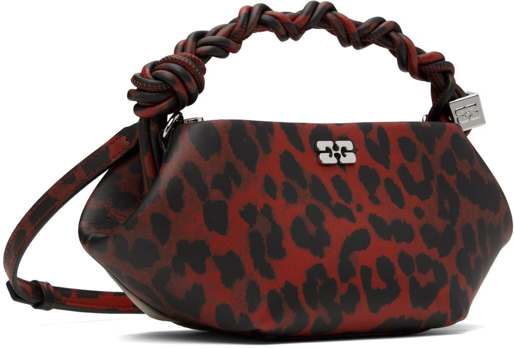 Ganni Red Leopard Mini GANNI Bou Bag 2