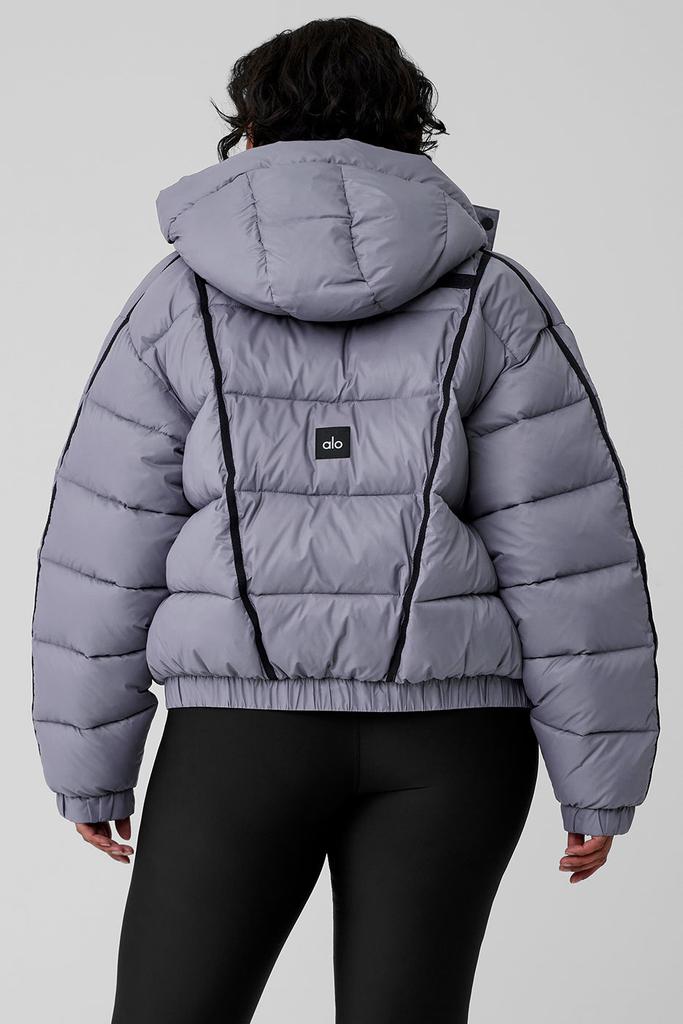Alo Aspen Love Puffer Jacket - Fog Fog XS - Coats - Free Alo Aspen Love Puffer Jacket - Fog Fog XS - Coats - Free