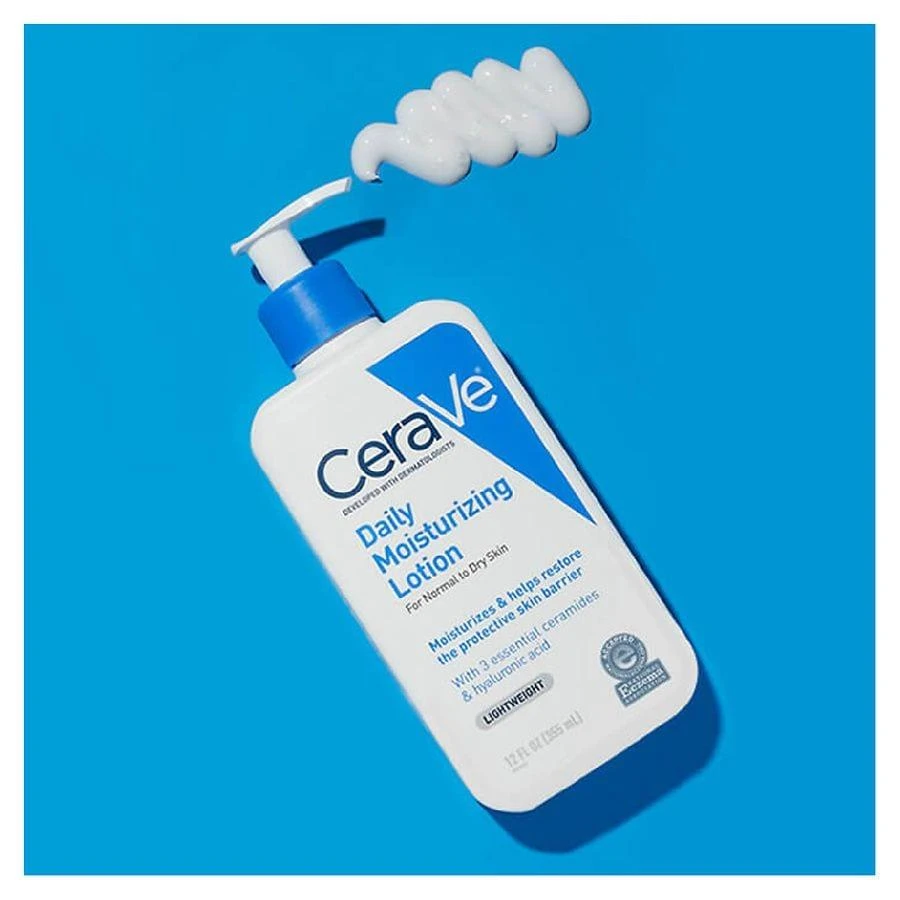 CeraVe Moisturizing Face and Body Lotion with Hyaluronic Acid for Normal to Dry Skin Unscented 9