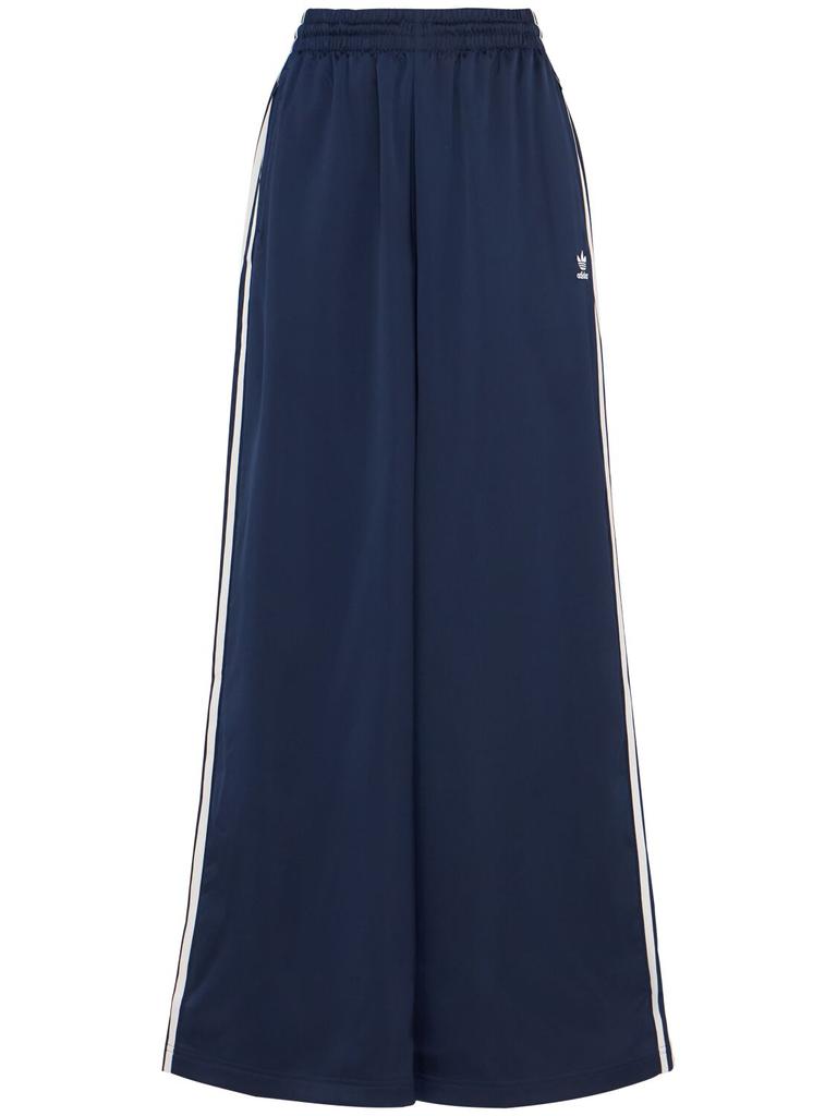 Adidas Satin Wide Leg Track Pants