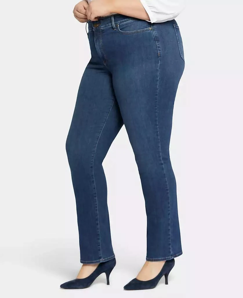 NYDJ Plus Size Marilyn Straight Leg Jeans 3