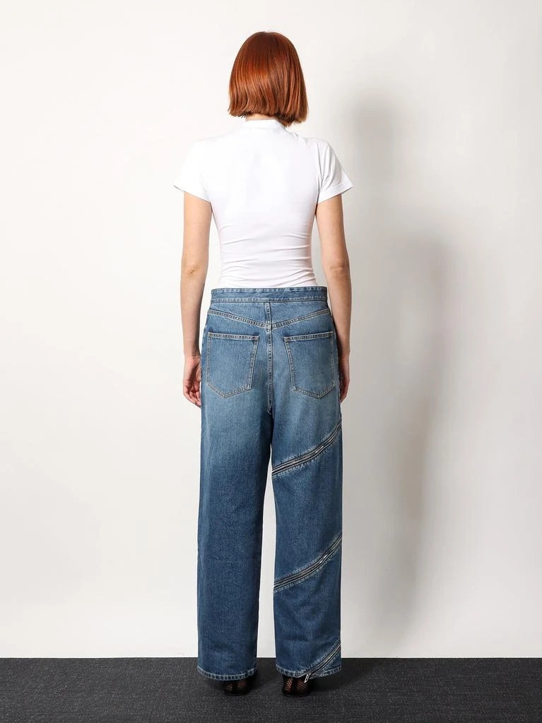 Alaia Spiral stone washed jeans 3