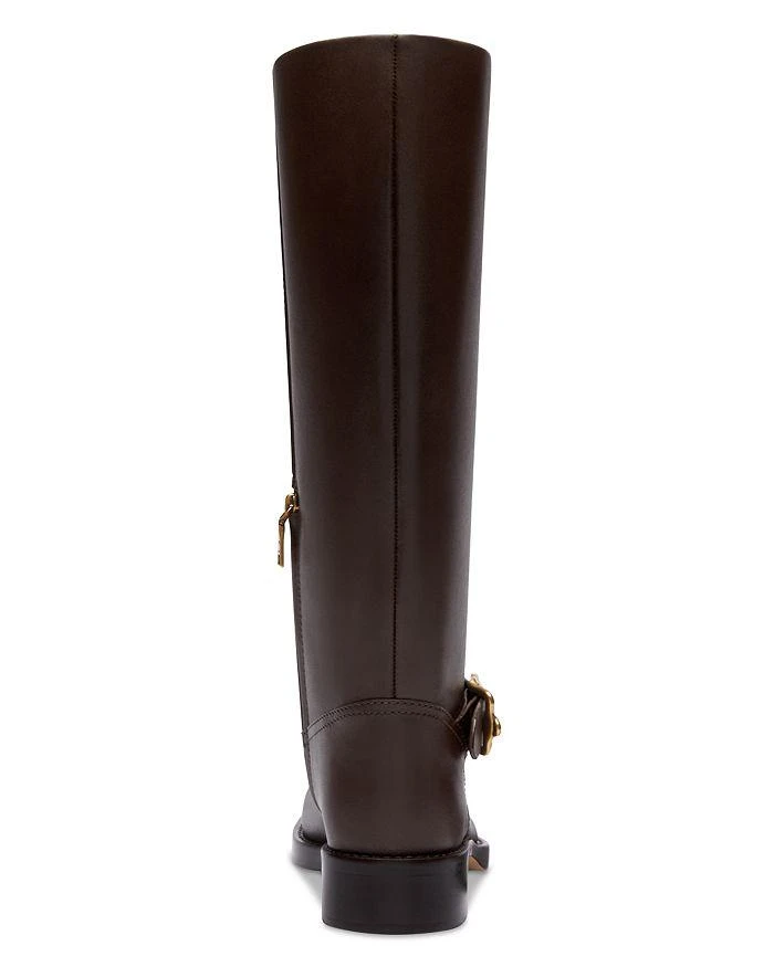 Coach Women's Madeline Buckle Detail Tall Block Heel Boots 4