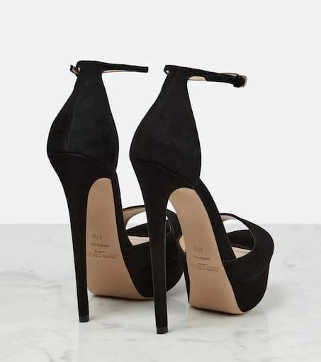 Jimmy Choo Max 150 suede platform sandals 3