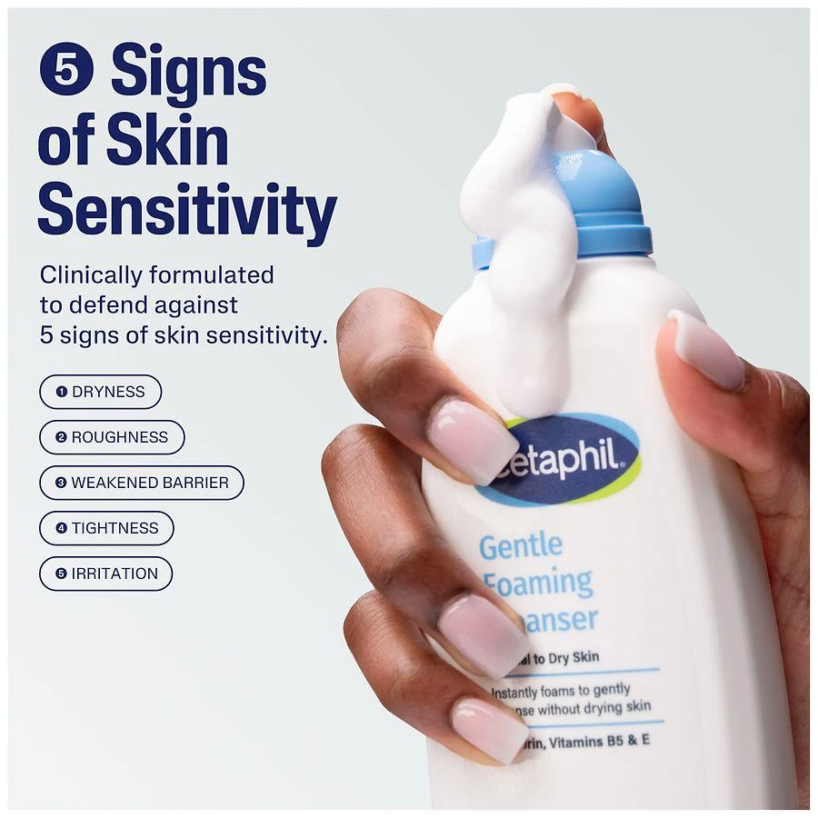 Cetaphil Gentle Foaming Cleanser Unscented 5