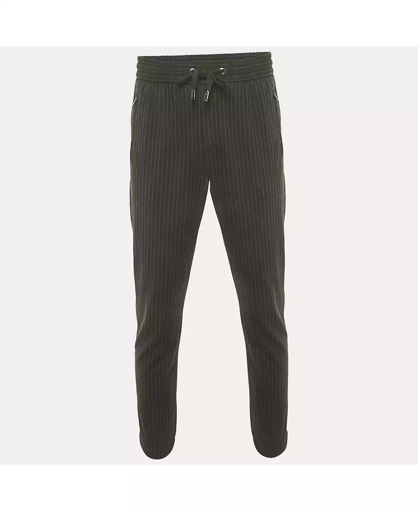 Pre-Owned Dolce & Gabbana Women's Pinstripe Jersey Jogger Pants