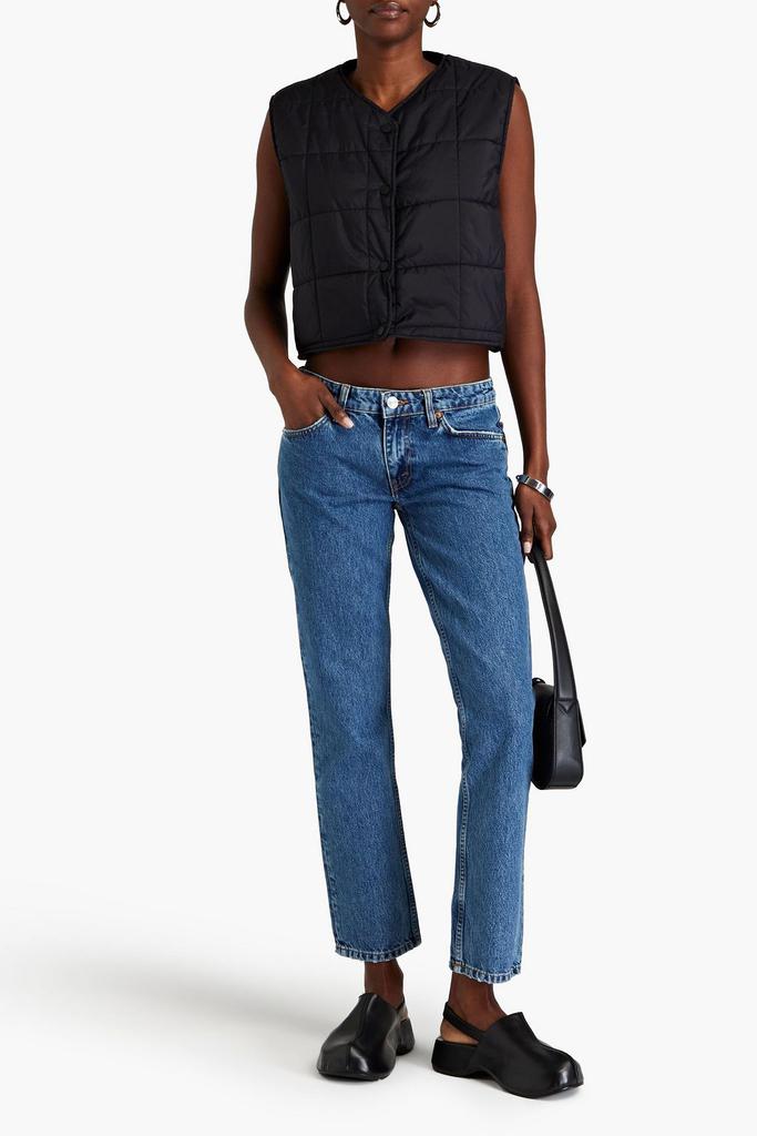 Re/Done Low-rise straight-leg jeans