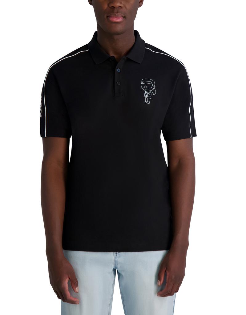 Karl Lagerfeld Paris POLO WITH PIPING