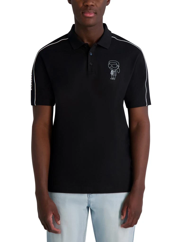 Karl Lagerfeld Paris POLO WITH PIPING 1