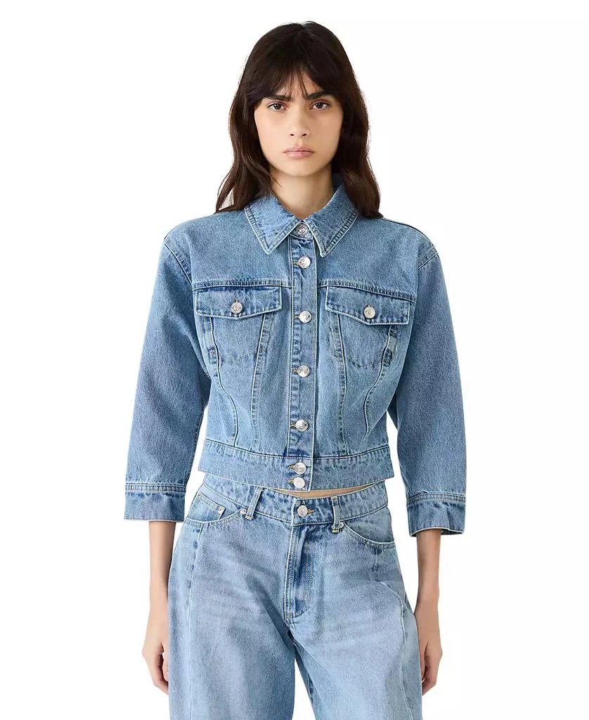 Steve Madden Women
s Collared Neck Jacket