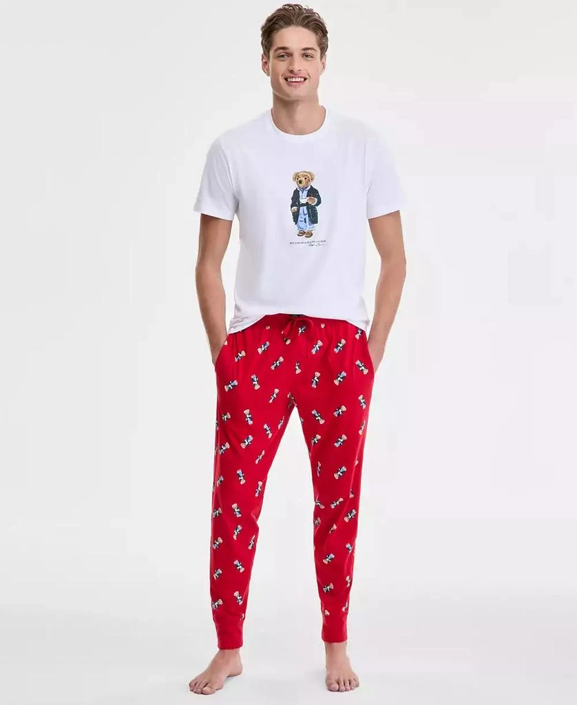 Ralph Lauren Men's Polo Bear Jogger Pajama Set, Exclusively at Macy's 1
