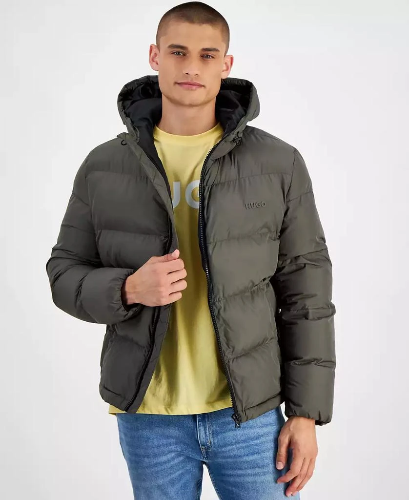 Hugo Boss Men's Beazly2435 Slim-Fit Quilted Full-Zip Puffer Jacket 1