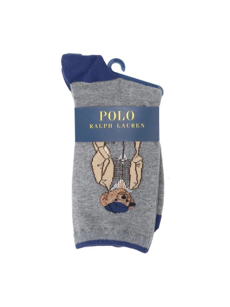 Ralph Lauren Polo Ralph Lauren Bear Graphic Ribbed Socks