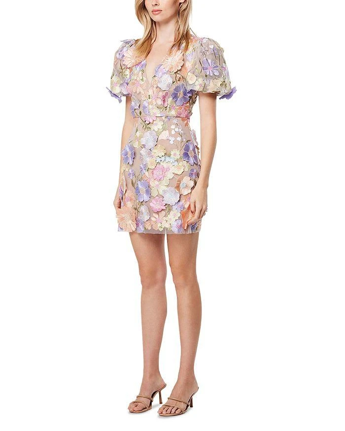 Elliatt Elliat Anthea 3D Floral Mini Dress 5
