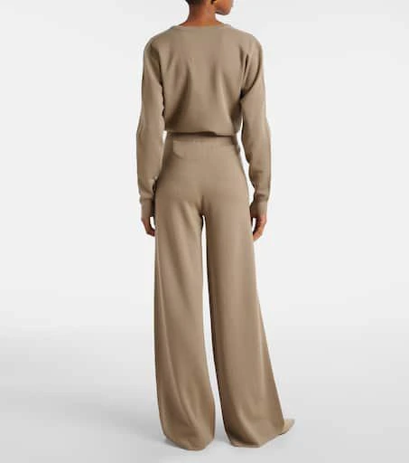 Max Mara Zigote virgin wool wide-leg pants 3