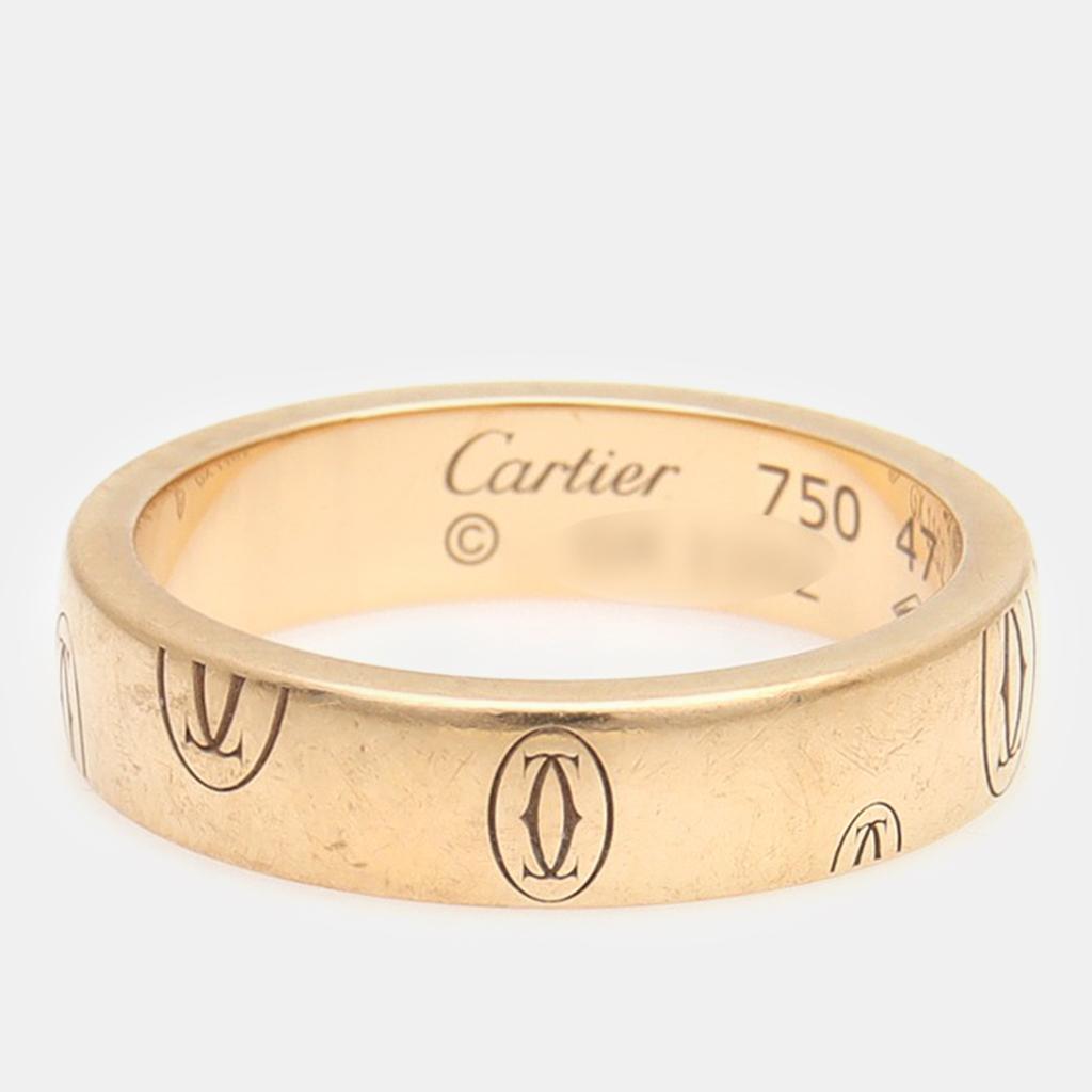 Cartier Cartier 18k Yellow Gold Logo de Cartier Ring Size 7