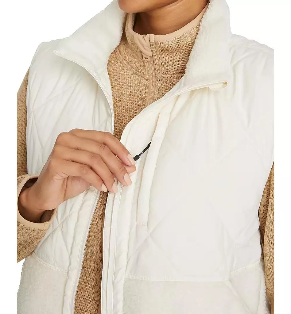 BASS OUTDOOR Women's Mixed-Media Zip-Front Campfire Vest 3