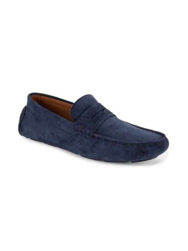 Allen Edmonds Lewis Suede Penny Loafers 2
