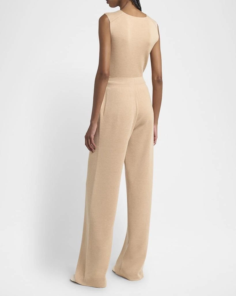 Loro Piana Cocooning Delicate Cashmere-Silk Trousers 5