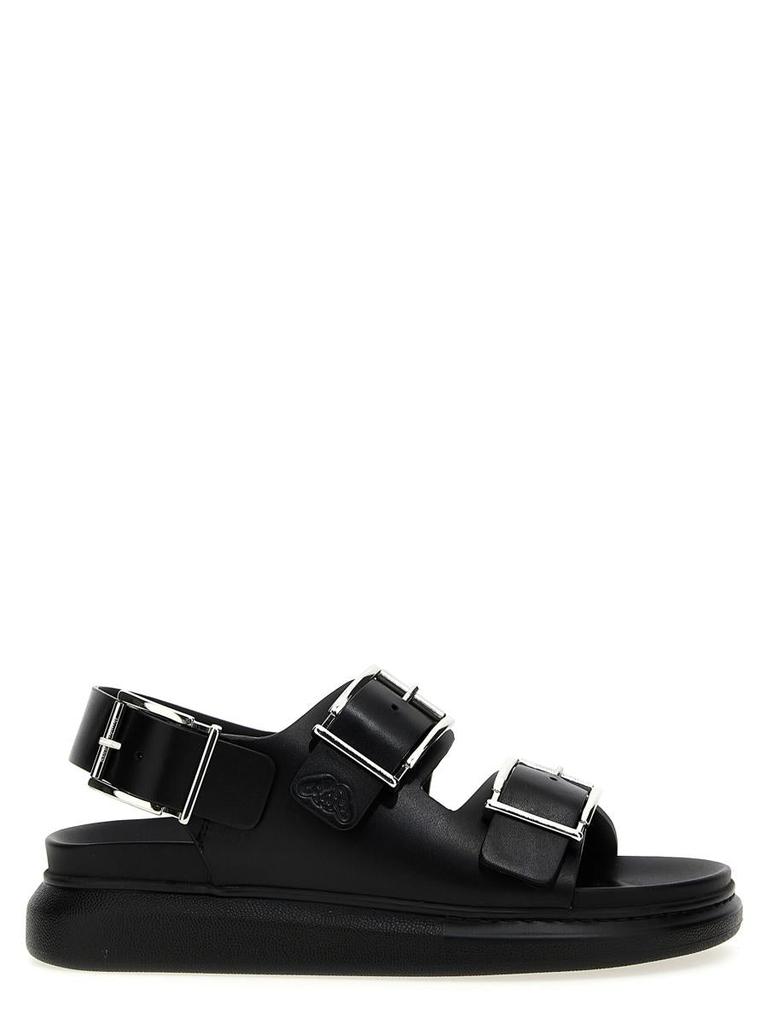 【ALEXANDER MCQUEEN】最新作★DOUBLE BUCKLE サンダル Alexander McQueen Alexander McQueen Double-Buckled Sandals