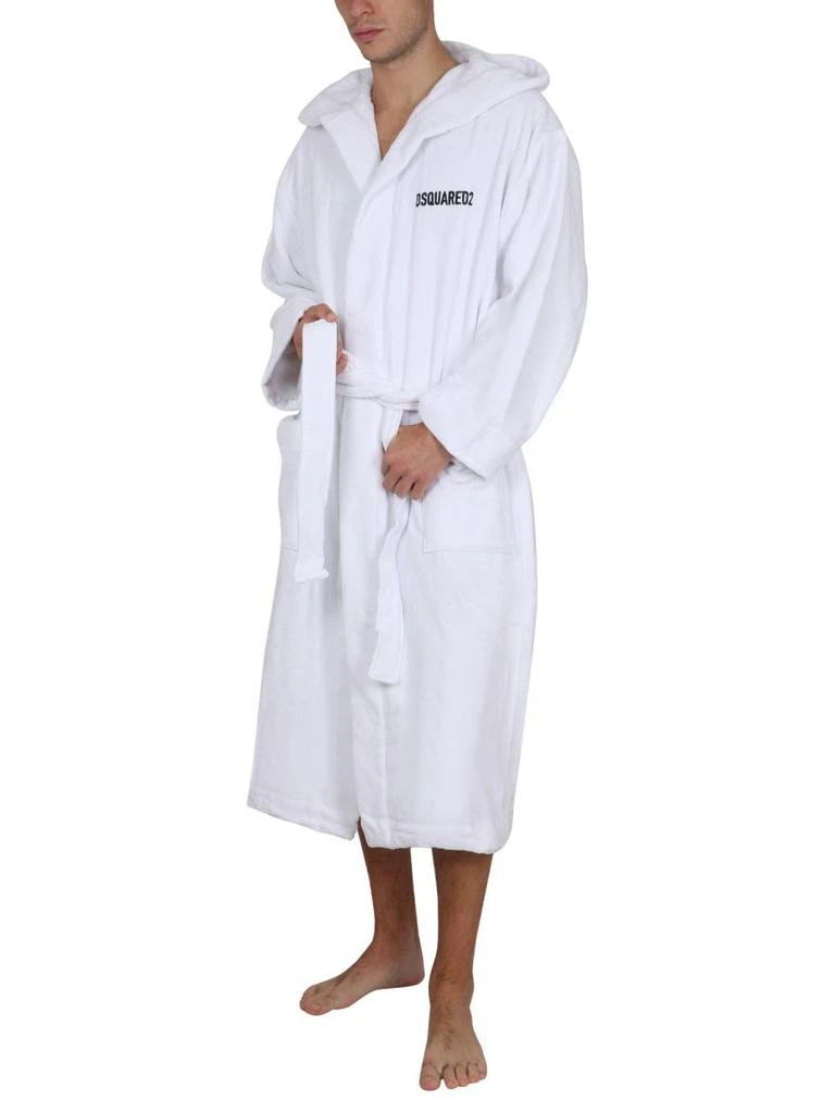 DSQUARED2 Dsquared2 Bathrobe With Logo Unisex 5