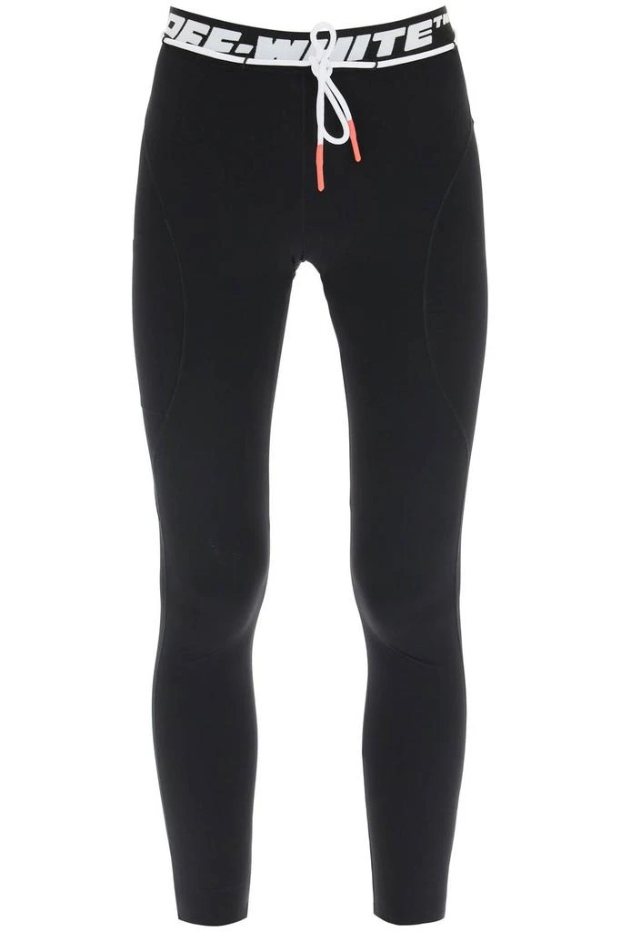 Off-White Off-White Logo Detailed High Waist Leggings 1