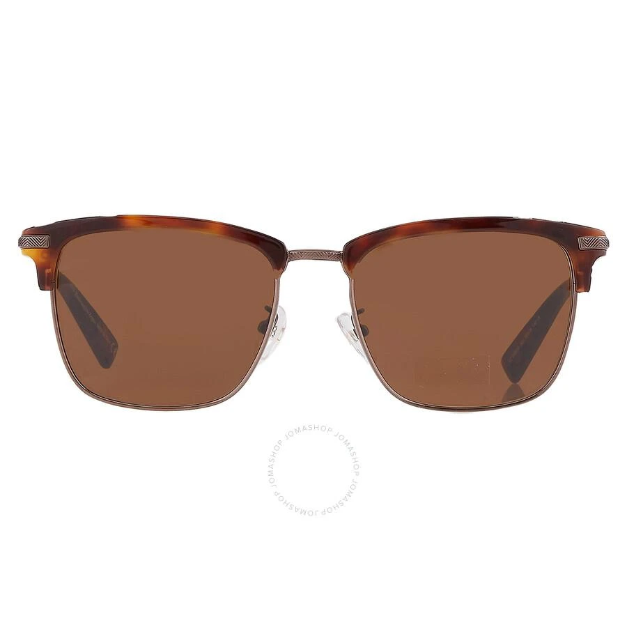 Ermenegildo Zegna Brown Square Men's Sunglasses EZ0092-D 52J 55 1