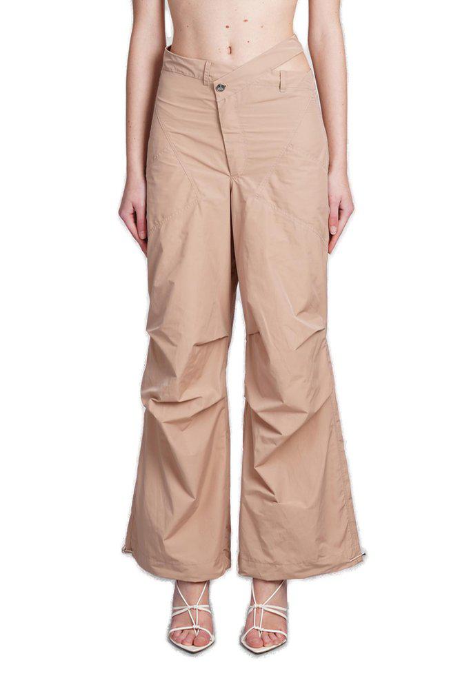 Andrea Adamo Andrea Adamo Wide-Leg Cut-Out Detailed Trousers