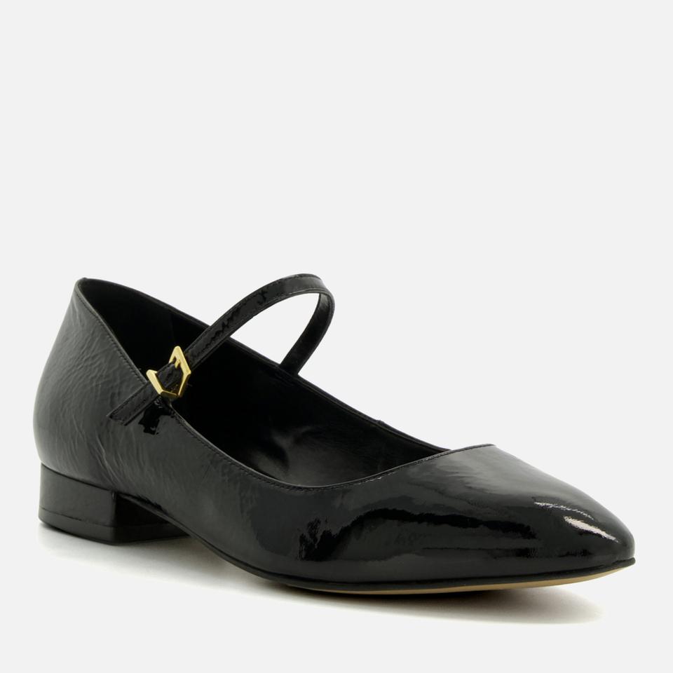 Dune DUNE LONDON WOMEN'S HIPPLIE PATENT-LEATHER MARY JANE FLATS