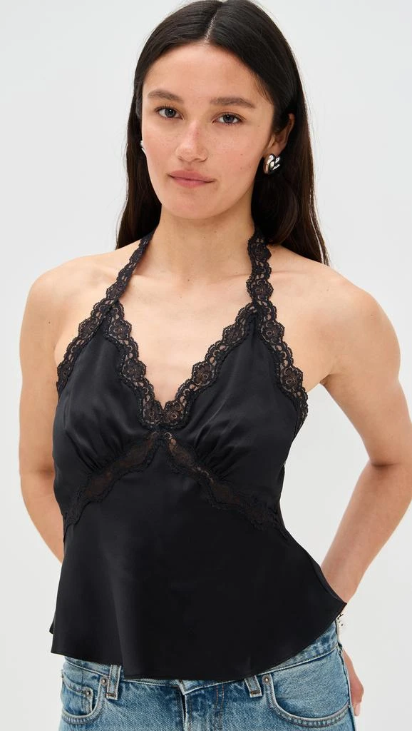 Reformation Monica Silk Top 6