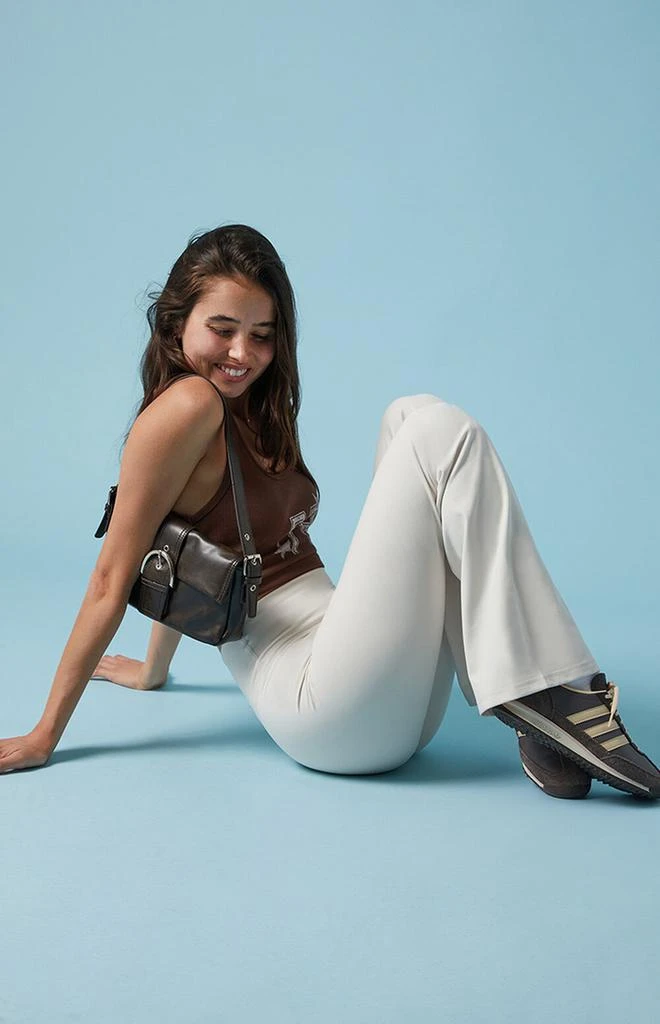 PAC 1980 PAC WHISPER Active Ivory Franchise Flare Yoga Pants