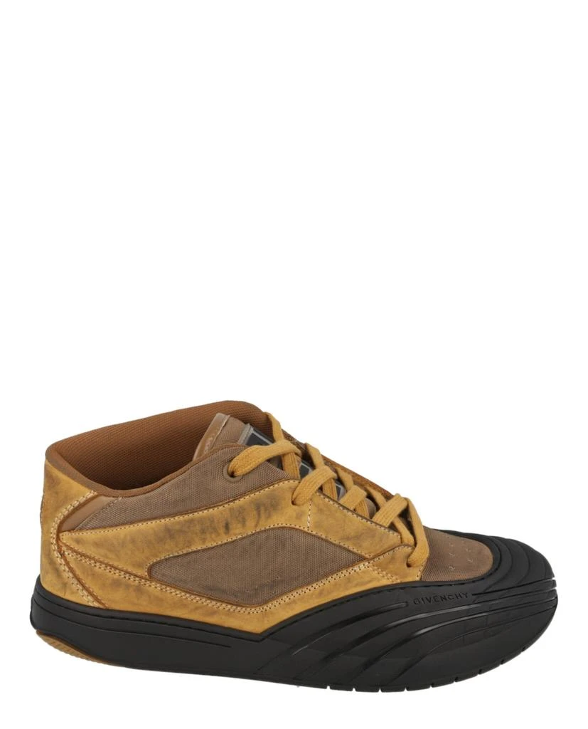 Givenchy Suede Trimmed Mid-Top Sneakers