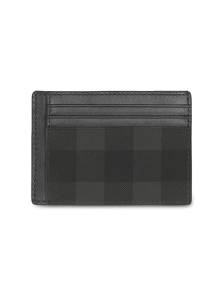 Burberry Chase Check Money Clip Card Holder 1