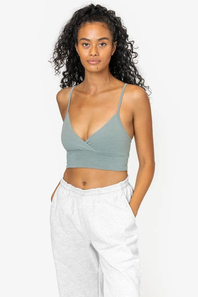 Los Angeles Apparel 83076GD - Crossover Wrap Crop Top 5