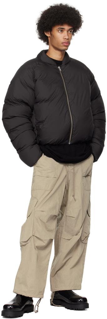 Black Pillow Down Bomber Jacket – On Sale Now with Up to 60