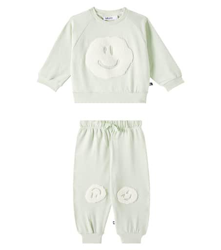 MOLO Baby cotton sweatshirt and sweatpants set