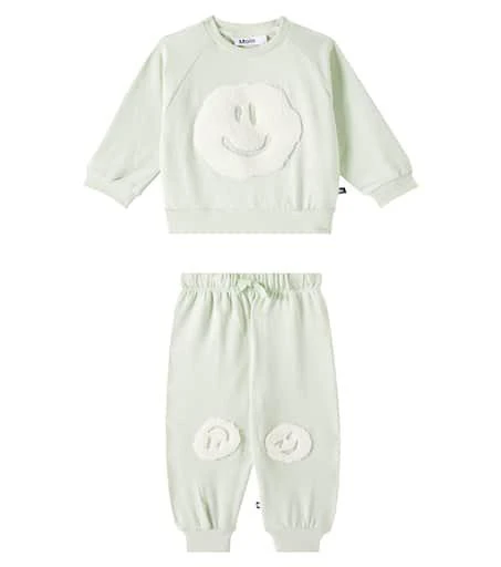 Molo Baby cotton sweatshirt and sweatpants set 1