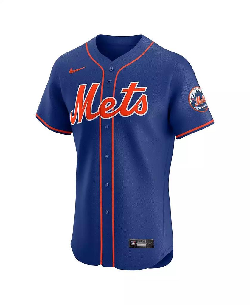 NIKE Men's Royal New York Mets Alternate Vapor Premier Elite Patch Jersey