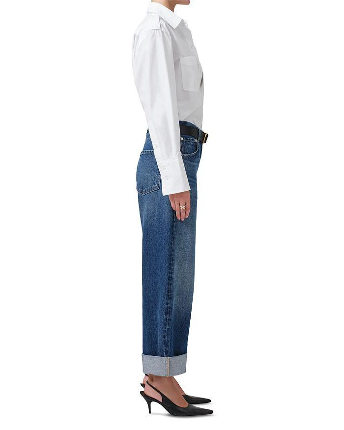 Citizens of Humanity Ayla High Rise Baggy Cropped Wide Leg Jeans in Claremont 6
