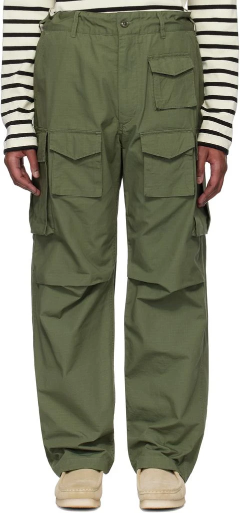 Engineered Garments Khaki FA Cargo Pants 1