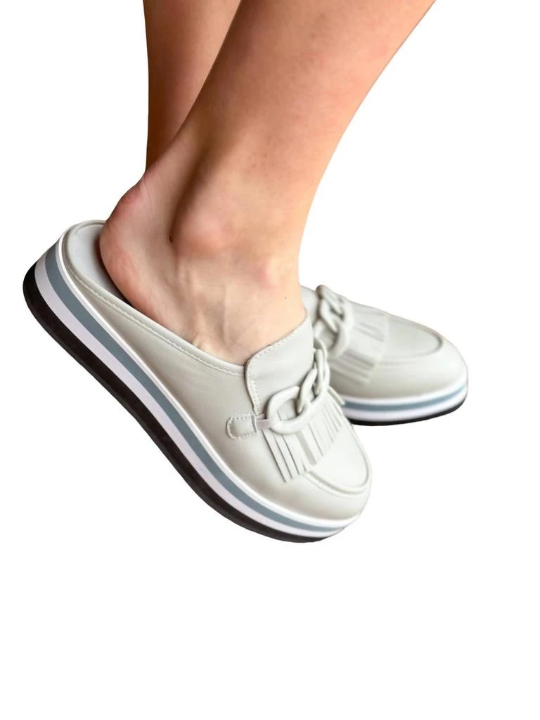 Matisse Women's Maren Platform Mule In Light Grey 5
