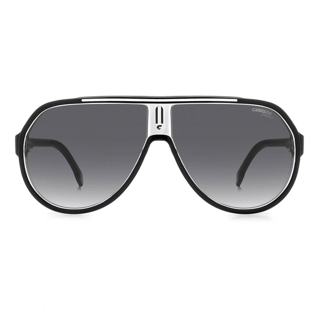 Carrera Men's 1057/s Sunglasses In Black White / Dark Grey Sf