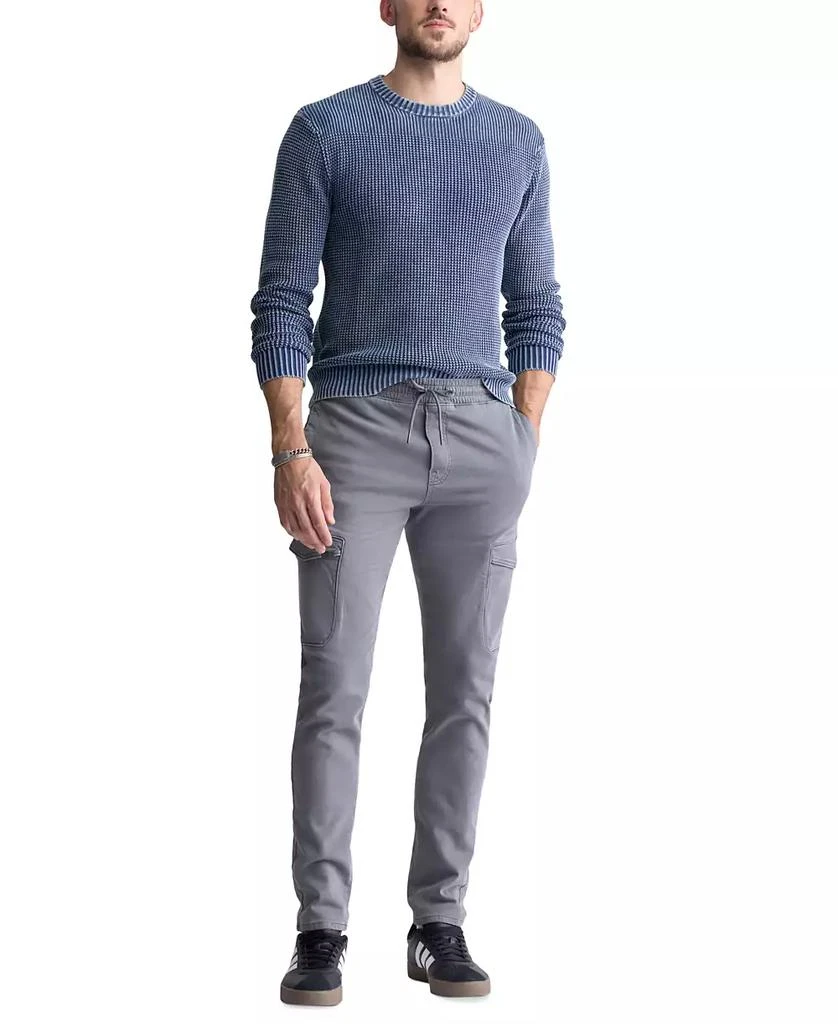 BUFFALO David Bitton Men's Washy Cotton Textured Knit Crewneck Sweater 3