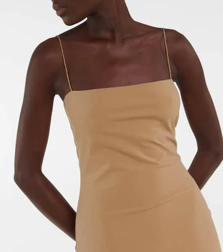 The Row Haku bodycon jersey midi dress 4